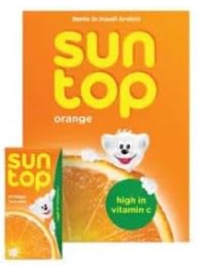 Sun Top Orange Fruit Drink, High in Vitamin C, Refreshing, Pack of 6 Cartons - Image 1